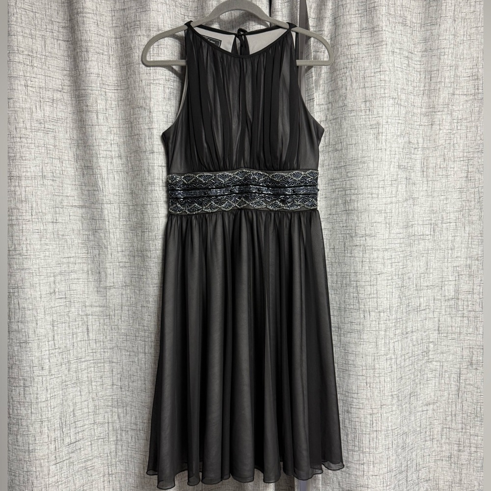 Dressbarn Collection-Elegant Black Sleeveless Dress